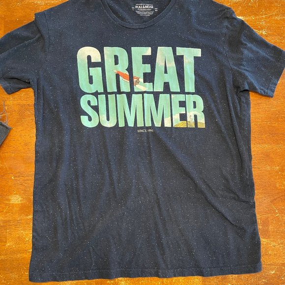 Pull&Bear Great Summer T-Shirt - Picture 1 of 2